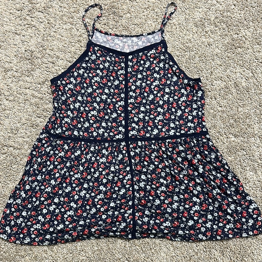 American Eagle Flower Print Tank Top